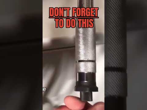 ALWAYS EXERCISE YOUR TORQUE WRENCH BEFORE USE, TO ENSURE ACCURACY. #shorts #youtubeshorts