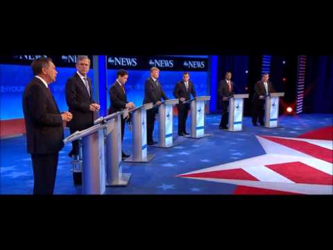 Trump ahead - New Hampshire Republican Presidential Debate 2016 - analysis Video