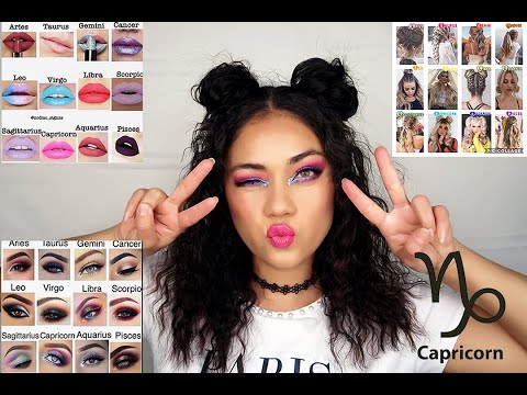 My ZODIAC SIGN Picks My MAKEUP and HAIRSTYLE Challenge