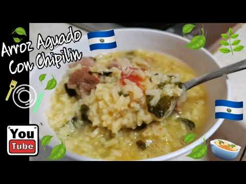 ¡ARROZ AGUADO CON CHIPILIN! #elsalvador #comidasalvadoreña