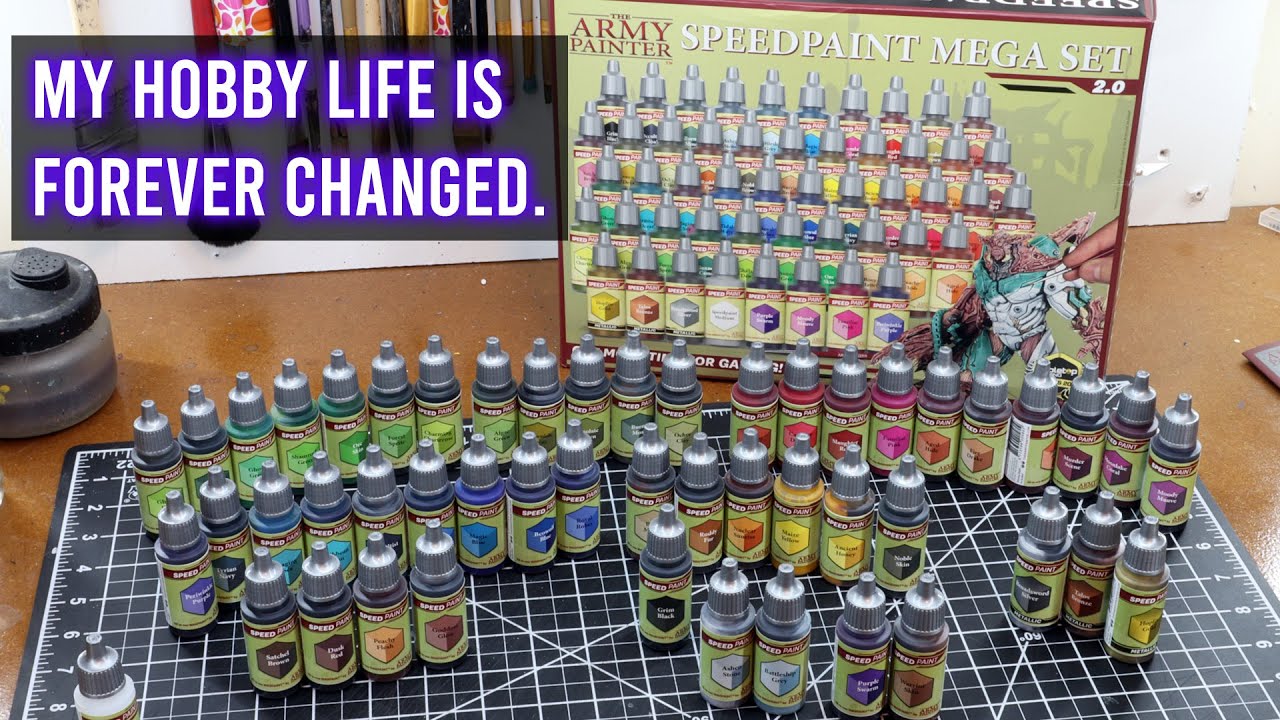 I suck at miniature painting. Don't wanna get better. Army Painter Speedpaints 2.0 changed my life.