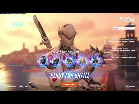 13.8K DMG! FASTEST GENJI IN THE WORLD! NECROS GENJI GAMEPLAY OVERWATCH 2 TOP 500