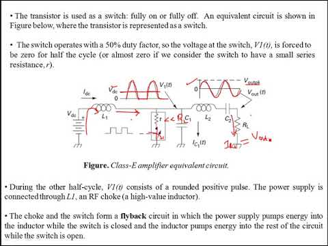 Efficiency of Class E Amplifier