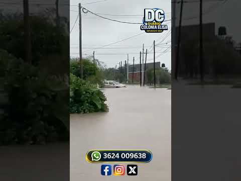 🌧️📍 BANDERA (SANTIAGO DEL ESTERO): INTENSAS LLUVIAS CON MÁS DE 150 MM ACUMULADOS