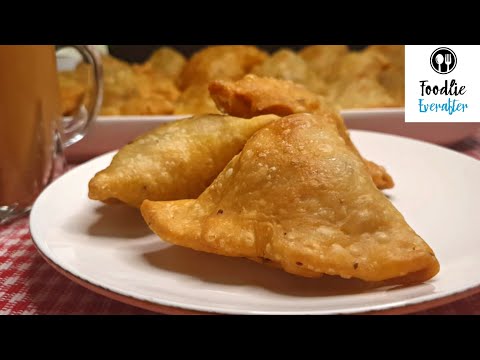 Crispy Vegetable Samosa Recipe | Veg Samosa | Make and Store | Ramadan Special | FoodlieEverafter*-*