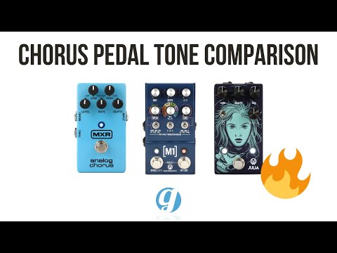 6 Best Chorus Pedals Tone Comparison (no talking) #electricguitar #choruspedal