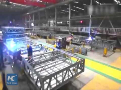 57-story skyscraper built in 19 days in C. China