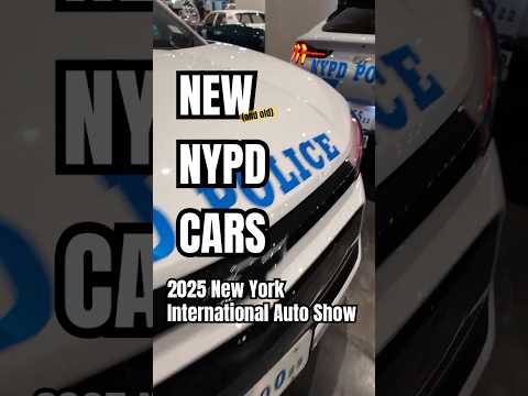 Old v New NYPD Cars - 2025 NY International Auto Show #NYIAS