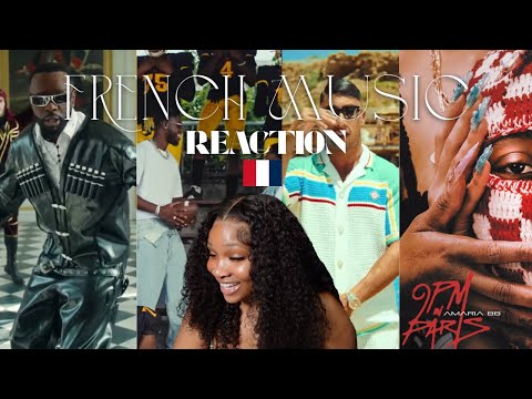 FRENCH MUSIC REACTION 🇫🇷 | GIMS, MAES, AYA NAKAMURA + MORE