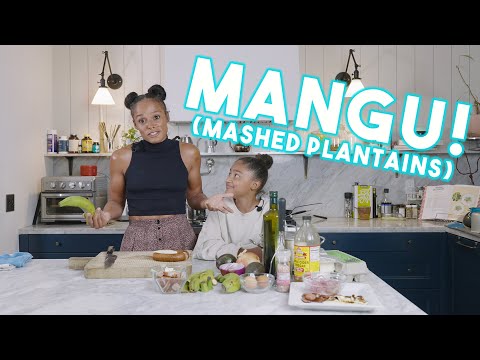 Mangú! & How to Make "Los 3 Golpes" (mashed plantains with fried eggs, fried cheese, salami/sausage)