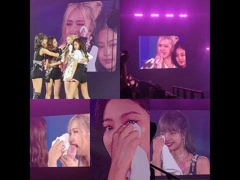 BLACKPINK ENCORE IN BANGKOK DAY 3 - BLACKPINK CRY IN LAST CONCERT TOUR (SWEET MOMENT CUT)
