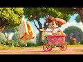 Gigi Giraffe Eats Lunch In The Sky Nursery Rhyme Tall Animal Song For Kids Funny Snack Time Above