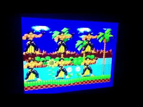 Testing 6 massive sprites on the Sega Genesis/Megadrive
