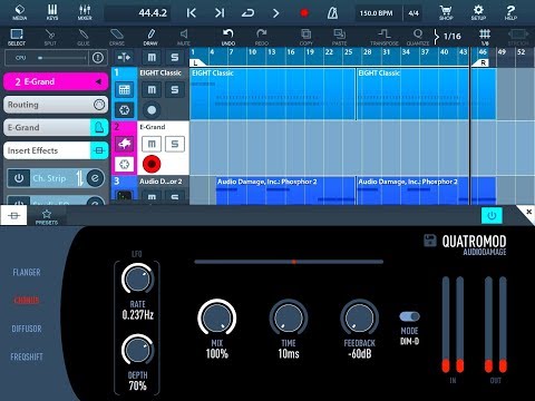 QUATROMOD by Audio Damage - Multi-Use Tutorial for the iPad