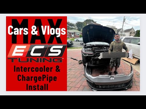 MK8 GTI ECS TUNING FMIC INSTALL!!