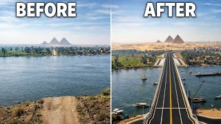  Megaproyek Jembatan di Sungai Nil Tuntas Dibangun, Tampilkan Proses Konstruksi Modern dari Nol hingga Beroperasi