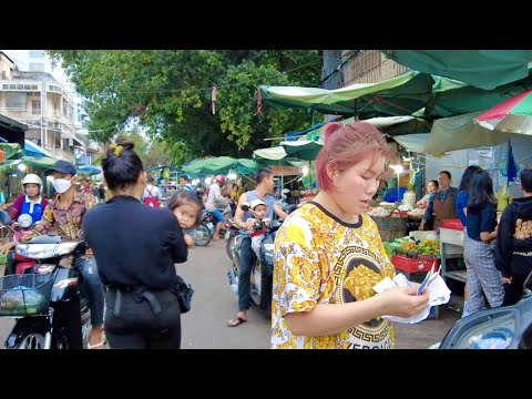 Wet Market Scene Walking Tour: Lifestyle Vendors & Other More In Phnom Penh