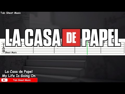 La Casa de Papel (Money Heist) - My Life Is Going On Guitar Tutorial Video