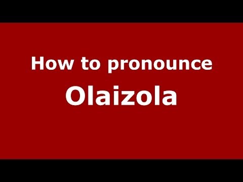 How to pronounce Olaizola (Spain/Spanish) - PronounceNames.com