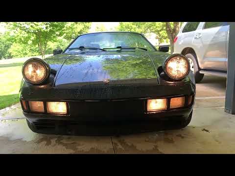 1986.5 Porsche 928 Headlight Washers Demo