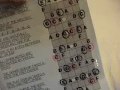 Chord Slide Rule All Major Triads