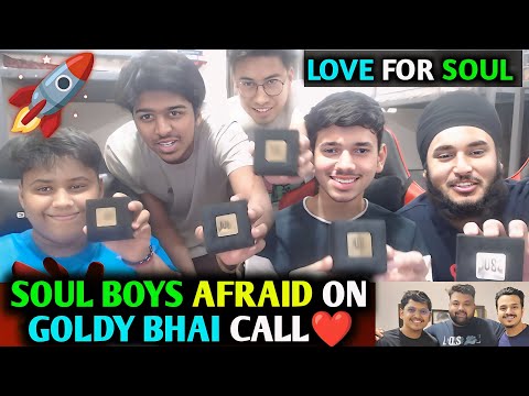 Goldy Bhai Gifts to SouL Boys❤️ - Epic Reaction of SouL Boys????