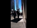 A Guy Singing Alone Stay By Rihanna In New York