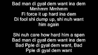 Aidonia Want Ina Dem lyrics