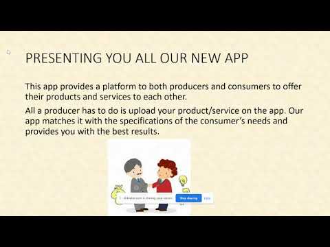 Video presentation: pitching my business idea