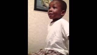 Xavier singing K.O. By Tity Boi