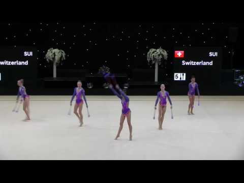 Miss Valentine 2017.FIG RG Junior Group Final.Switzerland.5-clubs.SUI