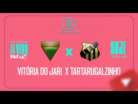 VITÓRIA DO JARI X TARTARUGALZINHO | CAMPEONATO INTERMUNICIPAL FEMININO 2025 | AO VIVO COM IMAGEM