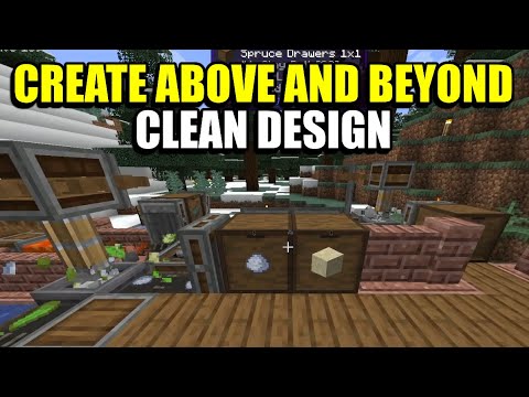 Ep12 Clean Design  - Minecraft Create Above and Beyond Modpack