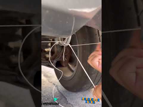 Como alinhar os pneus do carro em casa. O melhor vídeo de todos