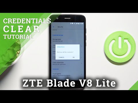 How to Clear Credentials in ZTE Blade V8 Lite – Remove Credential Storage