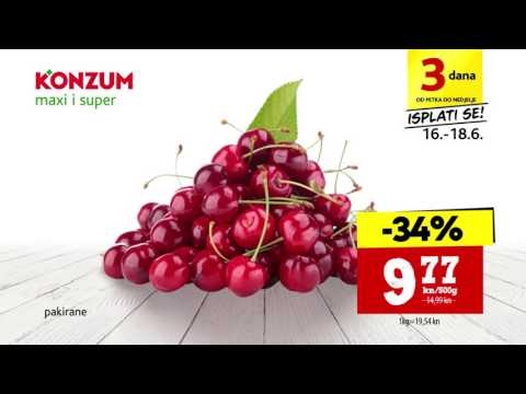 Konzum vikend akcija (16.6. - 18.6.)