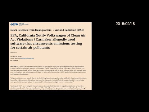 Video Thumbnail: 39C3 - 10 years of Dieselgate