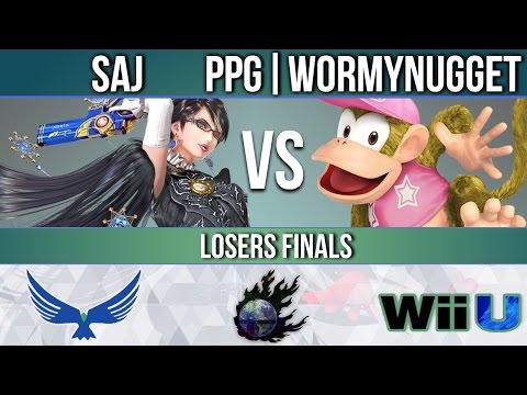EagleLAN 2017 - Saj (Bayonetta) vs. PPG | Wormynugget (Diddy Kong) - Losers Finals - Smash Wii U