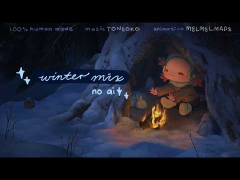 Lofi Axol *Winter* Mix | NO AI |  2.5 Hours of cozy chill beats for study work and relax