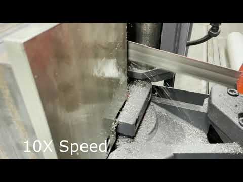 RMT S-SMART PM 13-15 Bandsaw Cutting Examples | Automatic Single Miter Bandsaw