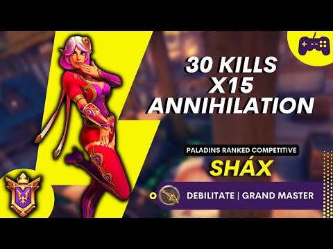 30 Kills With 165K+ DMG  X15 Annihilation Skye is OP Sháx Grand Master 2022
