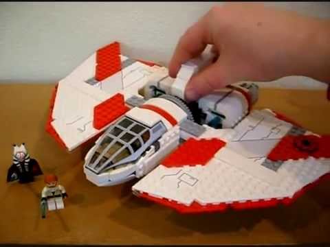 Star Wars Clone Wars Lego T-6 Jedi Shuttle (#7931) Review - CollectionDX