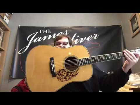 Martin D28 Clarence white Acoustic guitar review and demo by James Oliver