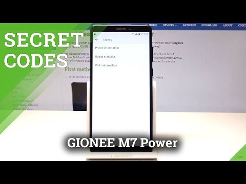 SECRET CODES for GIONEE M7 Power - Secret Menu / Hidden Mode
