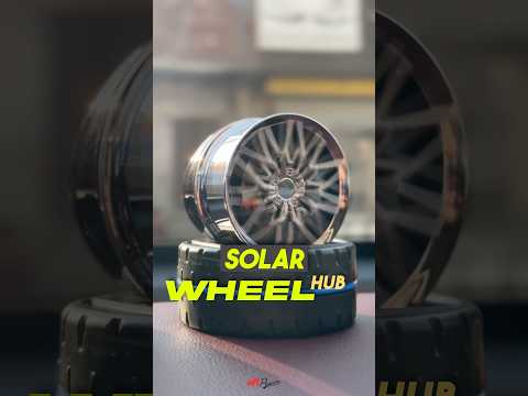 Stylish Solar Powered Wheel Rotating Perfume Diffuser Air Freshener