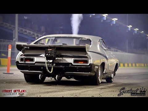 Street Outlaws Australia near CRASH plus all night Action from Tuffest NO PREP Cars in the County