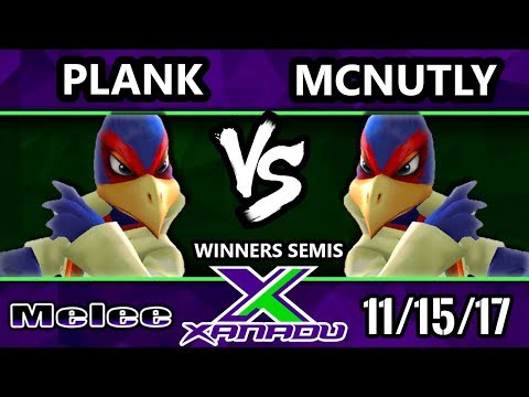 S@X 228 Melee - Plank (Falco, Fox, Sheik) Vs. McNutly (Falco) - Smash Melee Winners Semis - SSBM