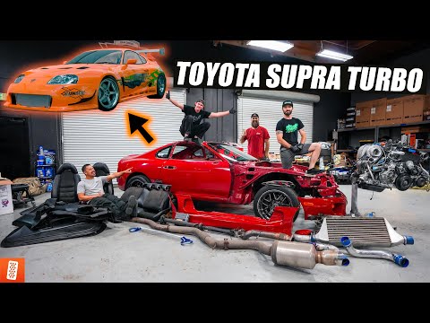Building a Modern Day (Fast & Furious) 1994 Toyota Supra Turbo - Part 2 -  Removing ALL Parts!