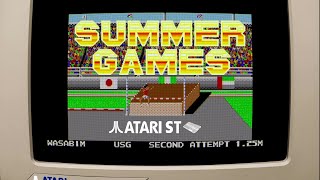 "Summer Games I & II" - Atari ST (1992) longplay