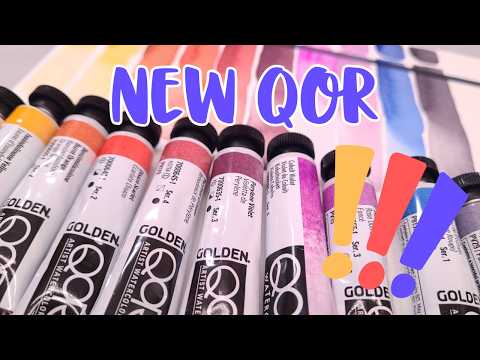 Introducing Stunning New Paint Colors From Qor Watercolor!